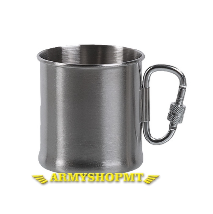 Hrnček MIL-TEC s karabínou 250 ml