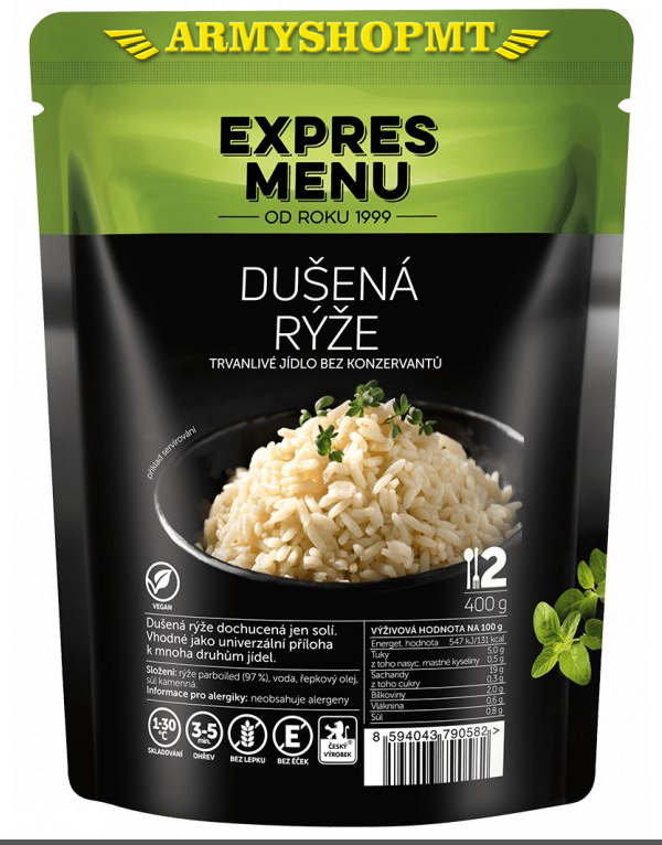 Hotové jedlo EXPRES MENU-Dusená ryža 