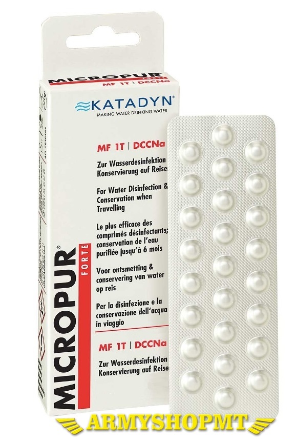 Tabletky na úpravu vody KATADYN MICROPUR FORTE 50 ks