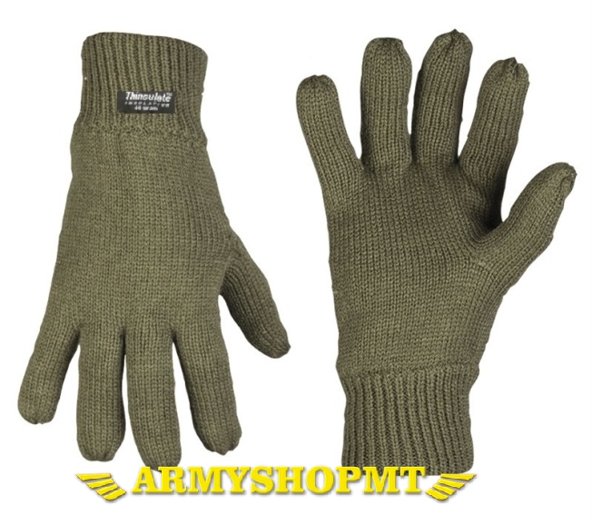 Rukavice MIL-TEC THINSULATE™ pletené-olivové