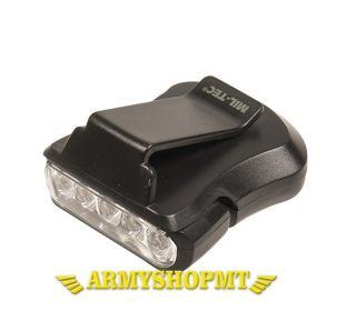 Lampa 5 LED MIL-TEC s klipom