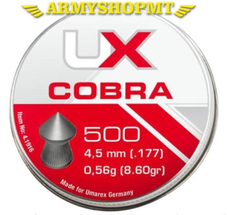 Diabolky UMAREX COBRA 4,5 mm/500 ks