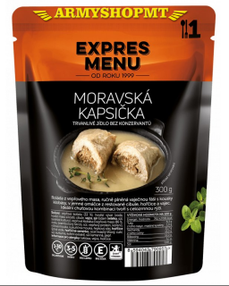 Hotové jedlo EXPRES MENU-Moravská kapsička 