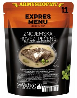 Hotové jedlo EXPRES MENU-Znojemská hovädzia pečienka