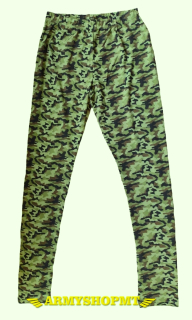 Legíny SUNSEA dámske-green camo