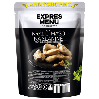 Hotové jedlo EXPRES MENU-Králičie mäso na slanine