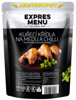 Hotové jedlo EXPRES MENU-Kuracie krídla na mede a chilli
