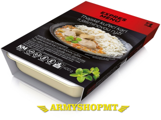 Hotové jedlo EXPRES MENU-Thajské kuracie kari s jazmínovou ryžou