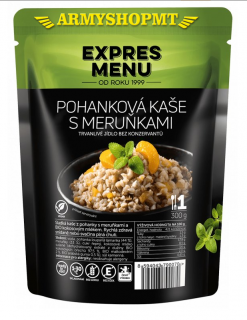 Hotové jedlo EXPRES MENU-Pohánková kaša s marhuľami