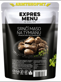 Hotové jedlo EXPRES MENU-Srnčie mäso na tymiáne