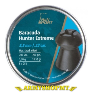Diabolky H&N BARACUDA HUNTER EXTREME 5,5 mm/200 ks
