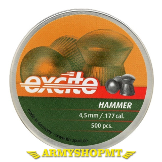 Diabolky H&N EXCITE HAMMER 4,5 mm/500 ks