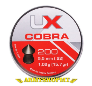 Diabolky UMAREX COBRA 5,5 mm/200 ks