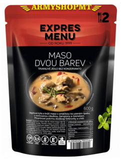 Hotové jedlo EXPRES MENU-Mäso dvoch farieb