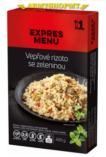 Hotové jedlo EXPRES MENU-Bravčové rizoto so zeleninou