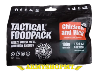 Dehydrované jedlo TACTICAL FOODPACK-kuracie mäso s ryžou